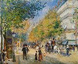 Les Grands Boulevards by Pierre Auguste Renoir